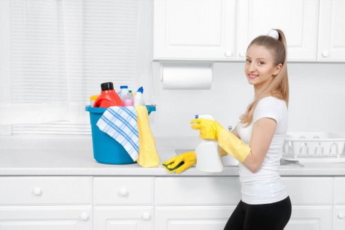 Living room deep cleaning in N19 with dust removal