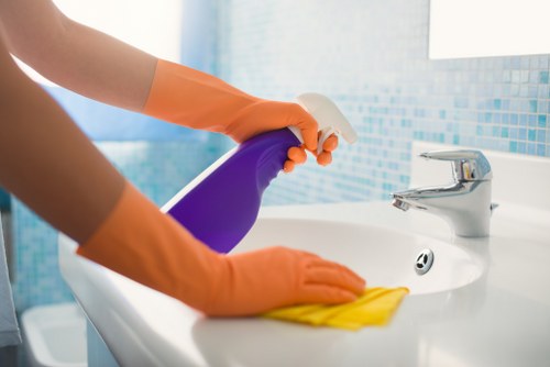 Steam cleaning process used by a carpet cleaner in N19