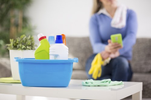 Deep cleaning work in a kitchen by cleaners in N19